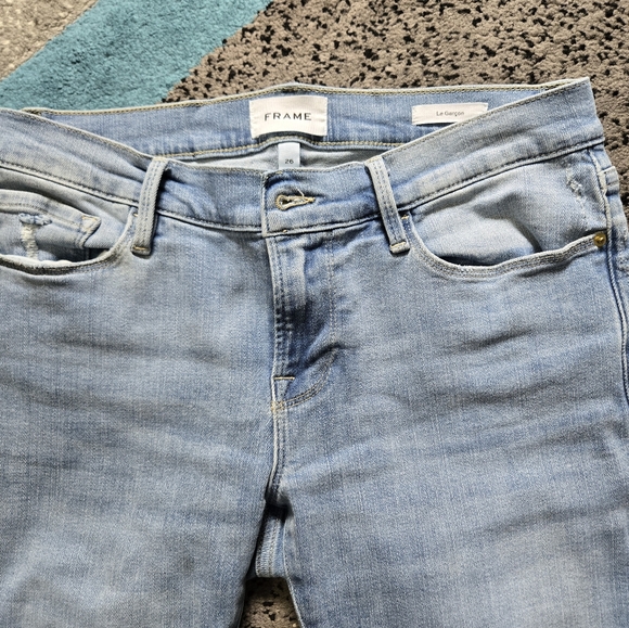 Frame Le Garcon Boyfriend Jeans In Overturn, 26, EUC - Picture 2 of 9